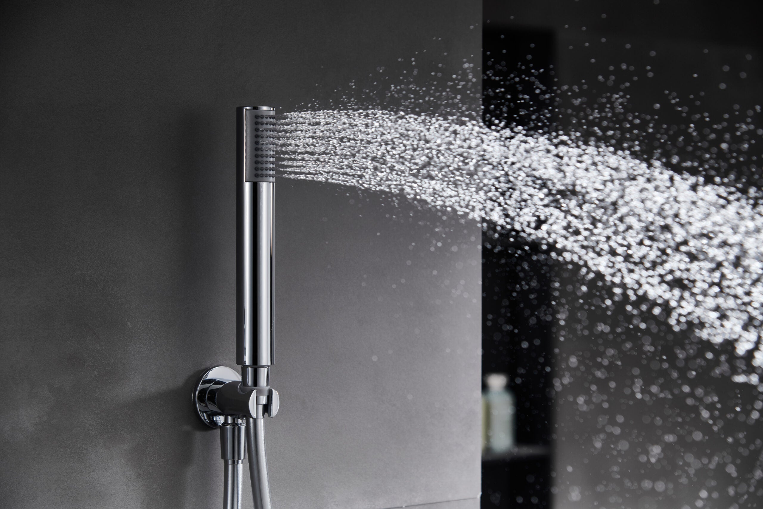Chrome Recessed Shower Mixer Set Single Handle, view 5