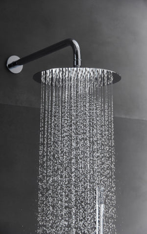 Chrome Recessed Shower Mixer Set Single Handle, view 6
