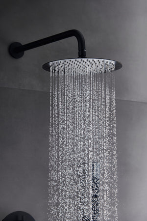 Matte Black Built-In Single Lever Shower Set, view 6