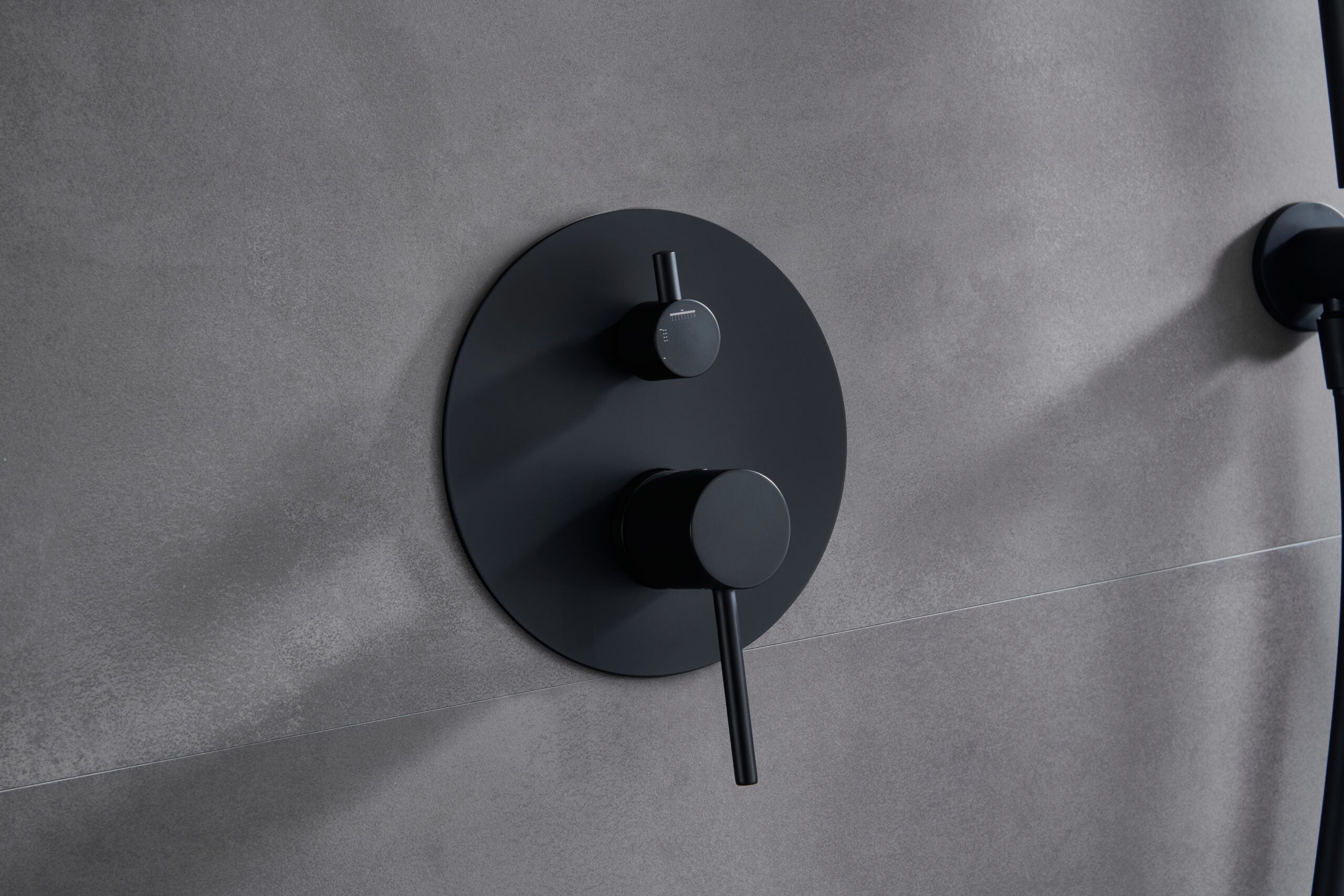 Matte Black Built-In Single Lever Shower Set, view 5