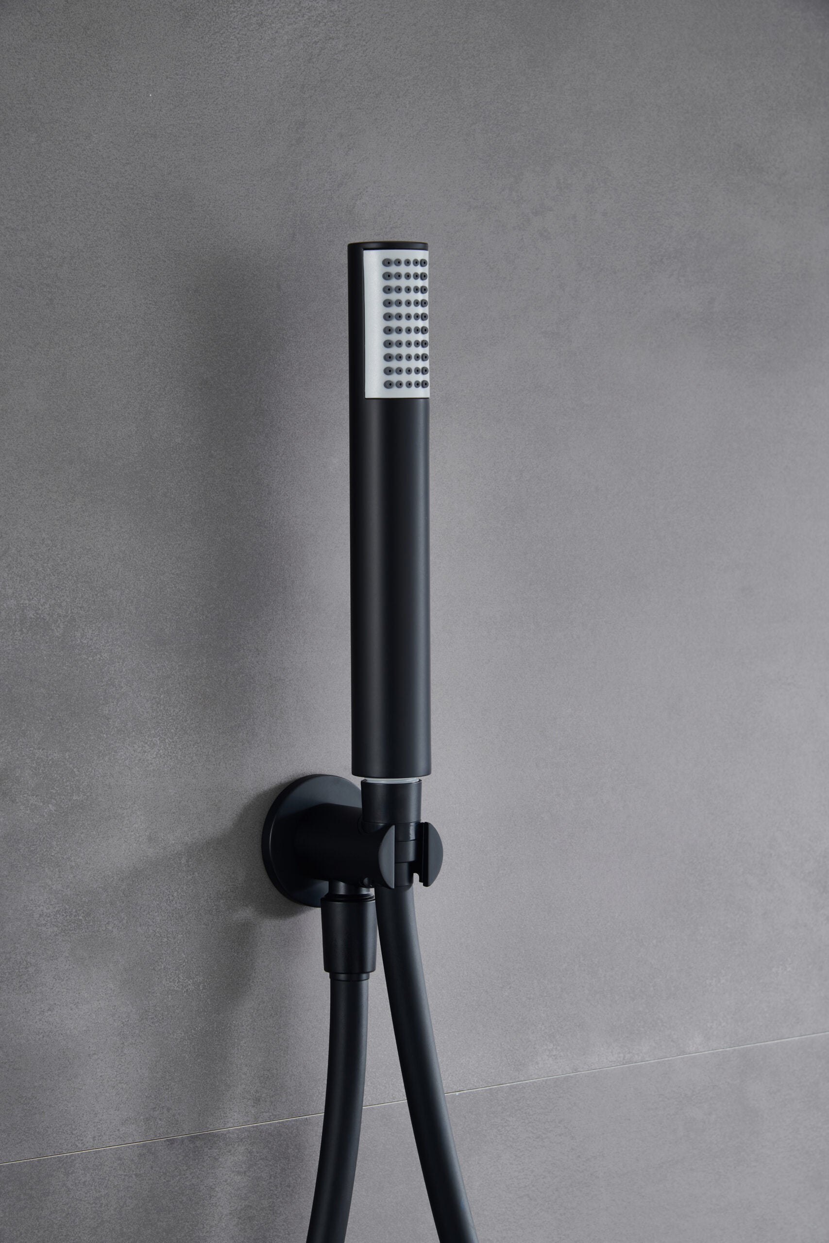 Matte Black Built-In Single Lever Shower Set, view 4