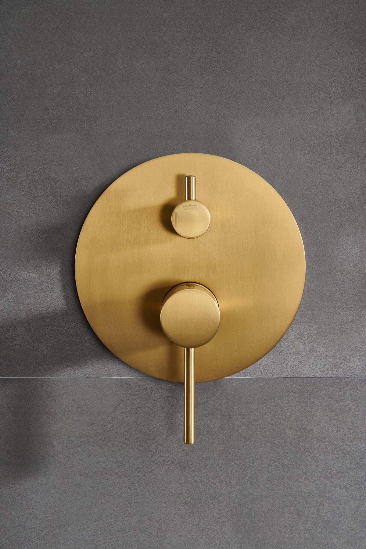 Brushed Gold Single-Lever Built-In Shower Set, view 4