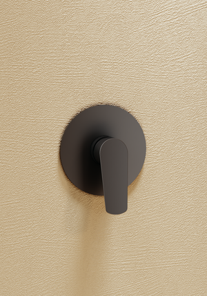 Belgica Chrome Concealed Single Lever Shower Set with Rain Head, view 3
