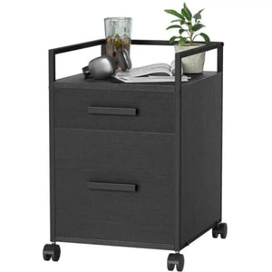 2 Drawer Rolling File Cabinet with Locking Storage - view 6