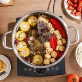 3 Layer Stainless Steel Glass Lid Duck Pot - Cookware set