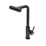 3 Mode Waterfall Crane Sensor Pull Out Sink Faucet - Black - No Sensor / G1/2 - Kitchen Faucets