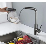 3 Mode Waterfall Crane Sensor Pull Out Sink Faucet - Kitchen Faucets
