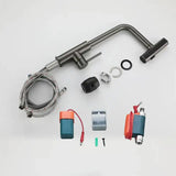 3 Mode Waterfall Crane Sensor Pull Out Sink Faucet - Kitchen Faucets