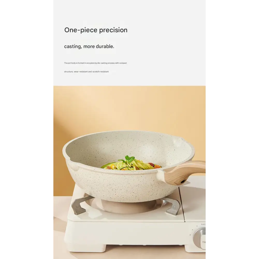 4 Piece Non Stick Cookware Frying Pan Soup Pot Set - Cookware set