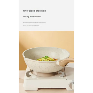 4 Piece Non Stick Cookware Frying Pan Soup Pot Set - Cookware set