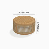 4 Pieces Teak Hand Woven Rope Outdoor Sofa Set - Beige - Sofa