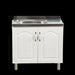 Lavabo individual de 80 cm (lavabo individual derecho, consulte con atención al cliente para realizar un pedido)