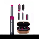 5 in 1 Hair Dryer Hot Comb Straightener and Air Curler - Multifunctional Curler/Straightener