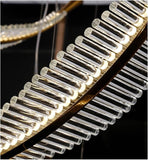 Lámpara colgante moderna en espiral con LED