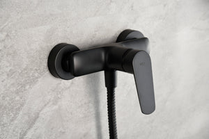 Matte Black Shower Faucet Set Belgium Series, view 3