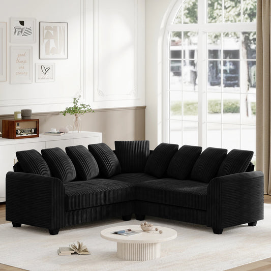 Sofá modular esquinero con cojín en forma de L