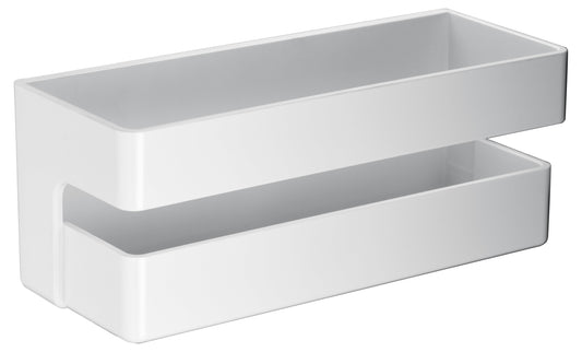 Jabonera frontal blanco mate