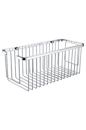 Chrome Rectangular Grid Soap Dish for Bathroom, view 2