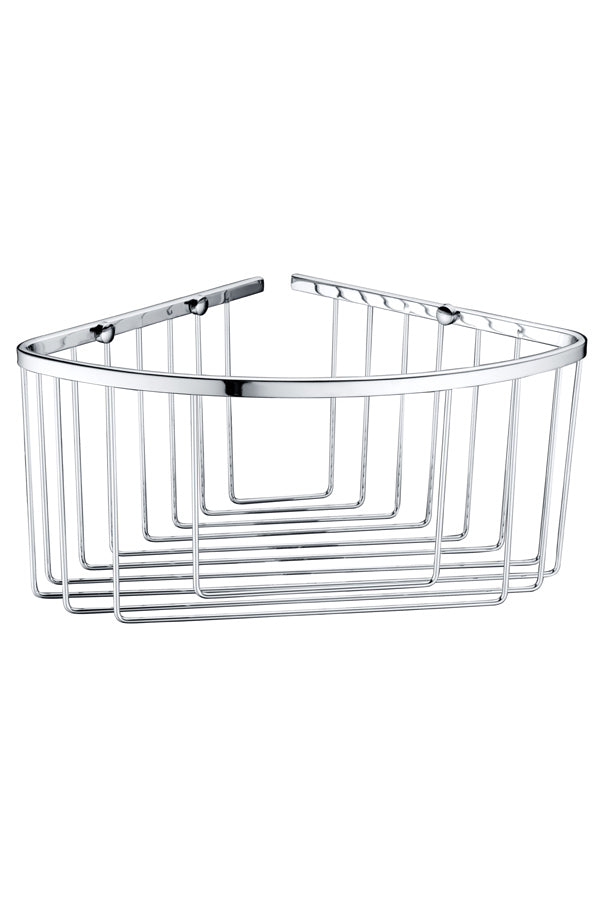 Chrome Corner Soap Dish with Reversible Brackets, view 2
