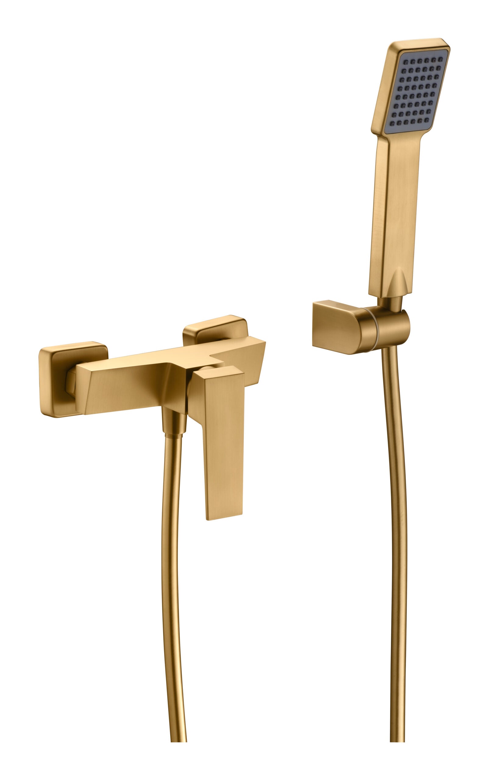 Chrome Single Handle Shower Set Modern Minimalist Design, view 7