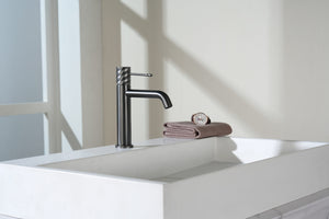 Bless Black Gun Metal Single Lever Basin Mixer, view 2