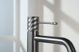 Bless Black Gun Metal Single Lever Basin Mixer, view 3