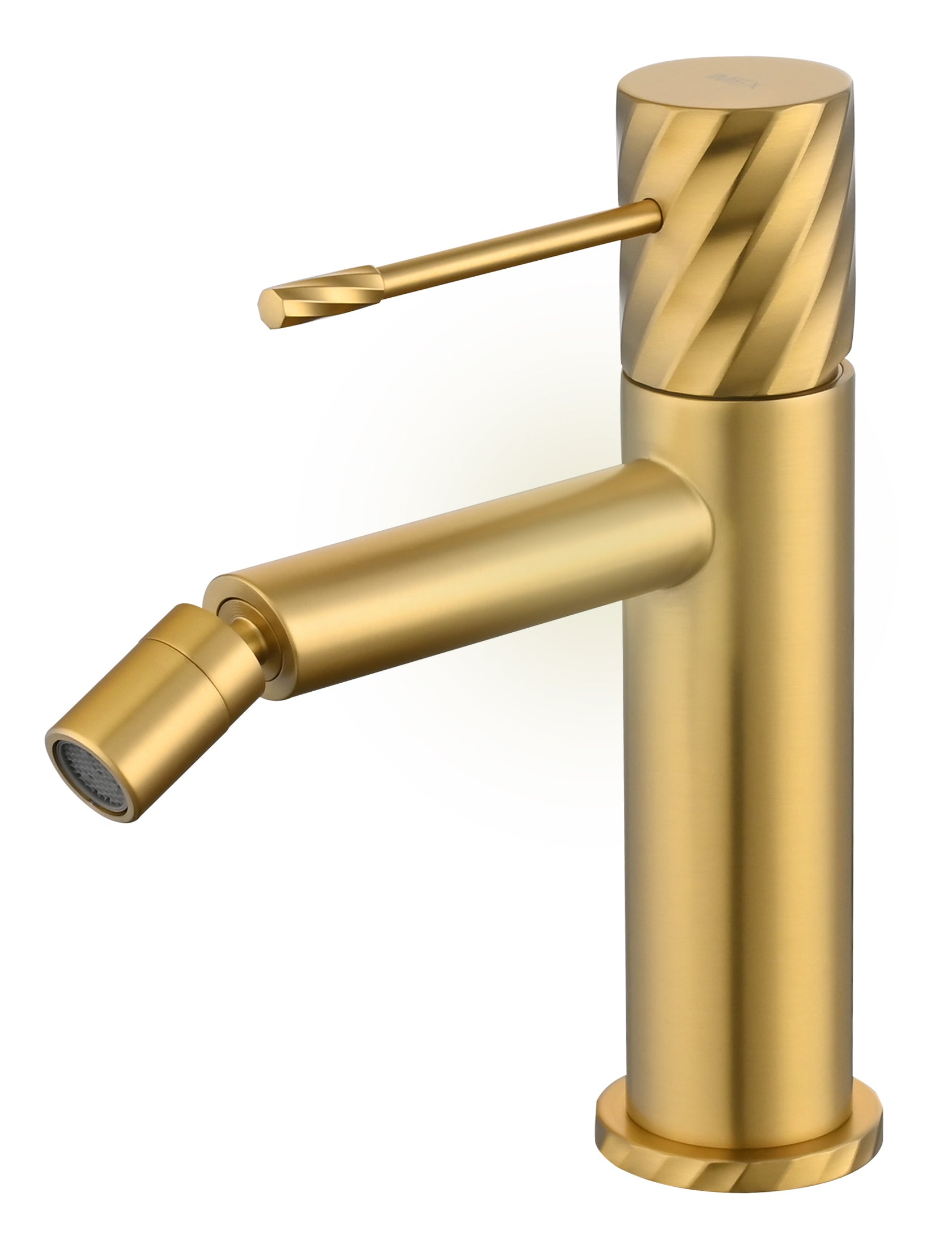 Bless Brushed Gold Single Lever Bidet Mixer, main product view