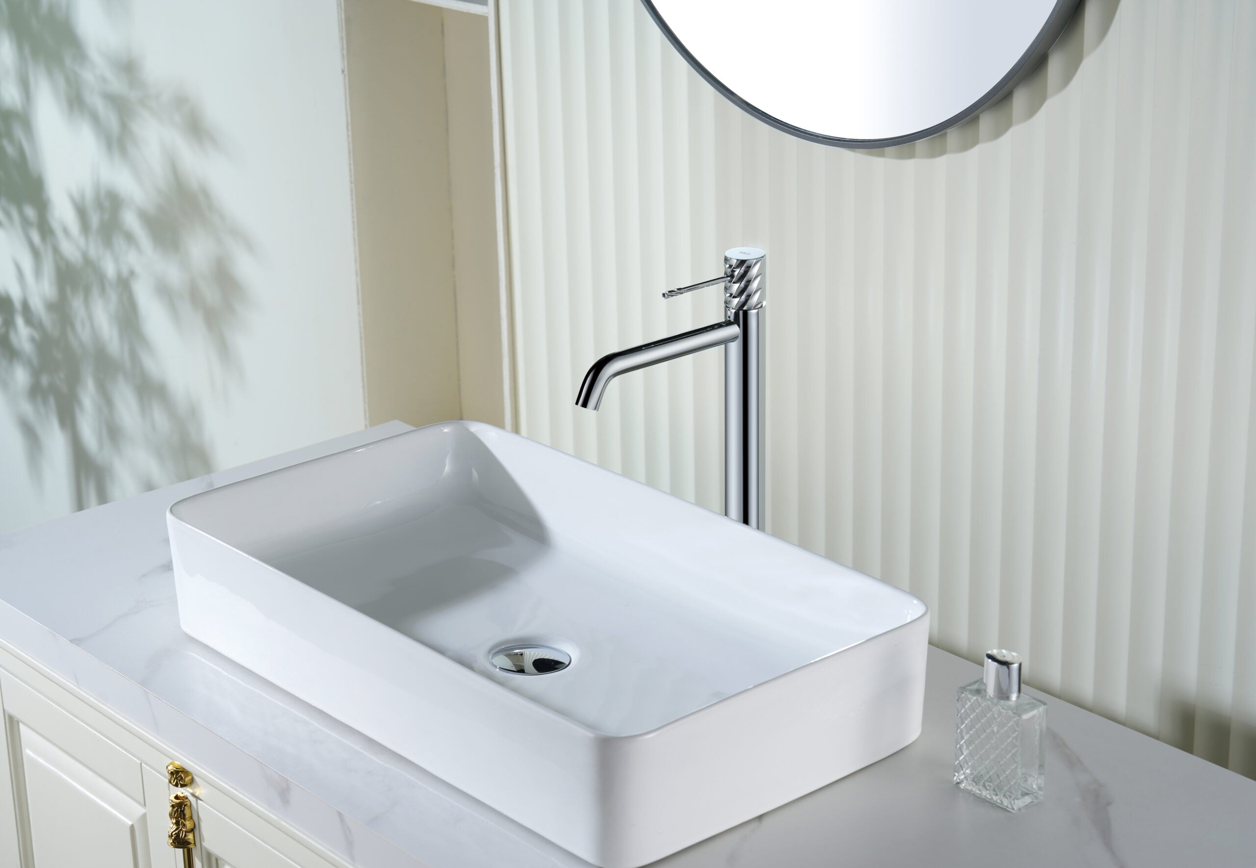 Bless Chrome Tall Single Lever Basin Mixer, view 2
