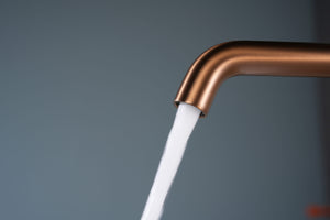 Bless Brushed Rose Gold Tall Single Lever Basin Mixer, view 4