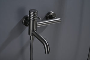 Bless Black Gun Metal Single Lever Bath and Shower Kit, view 3