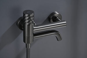 Bless Black Gun Metal Single Lever Bath and Shower Kit, view 2