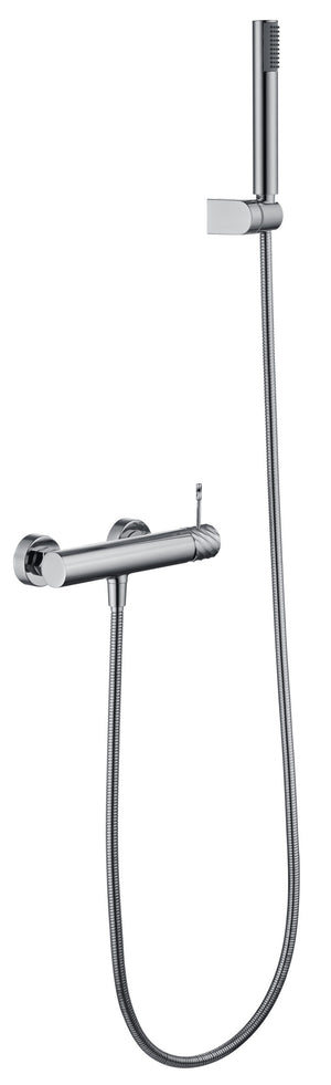 Bless Chrome Single Lever Shower Kit, main product view