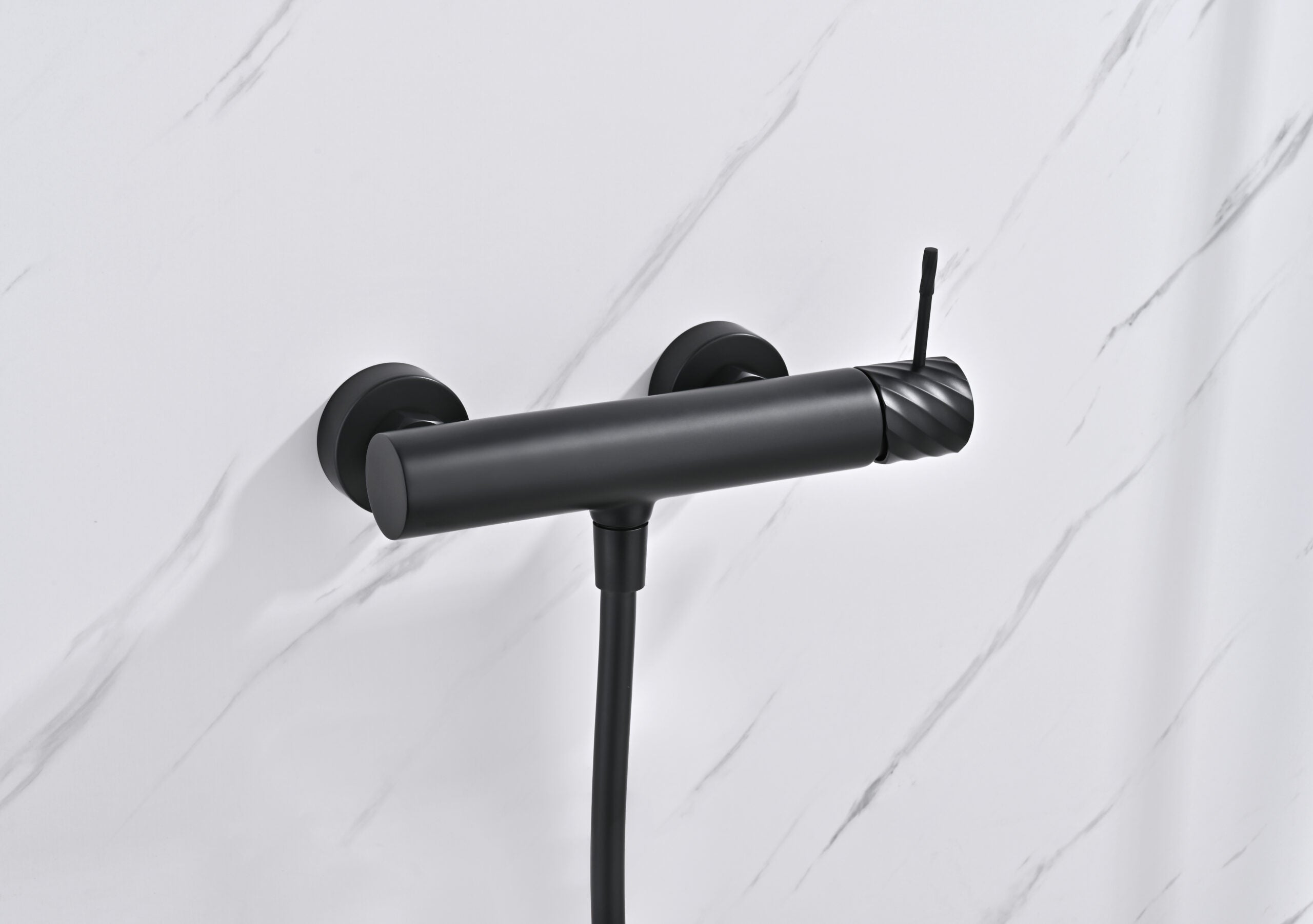 Bless Matte Black Single Lever Shower Kit, view 2