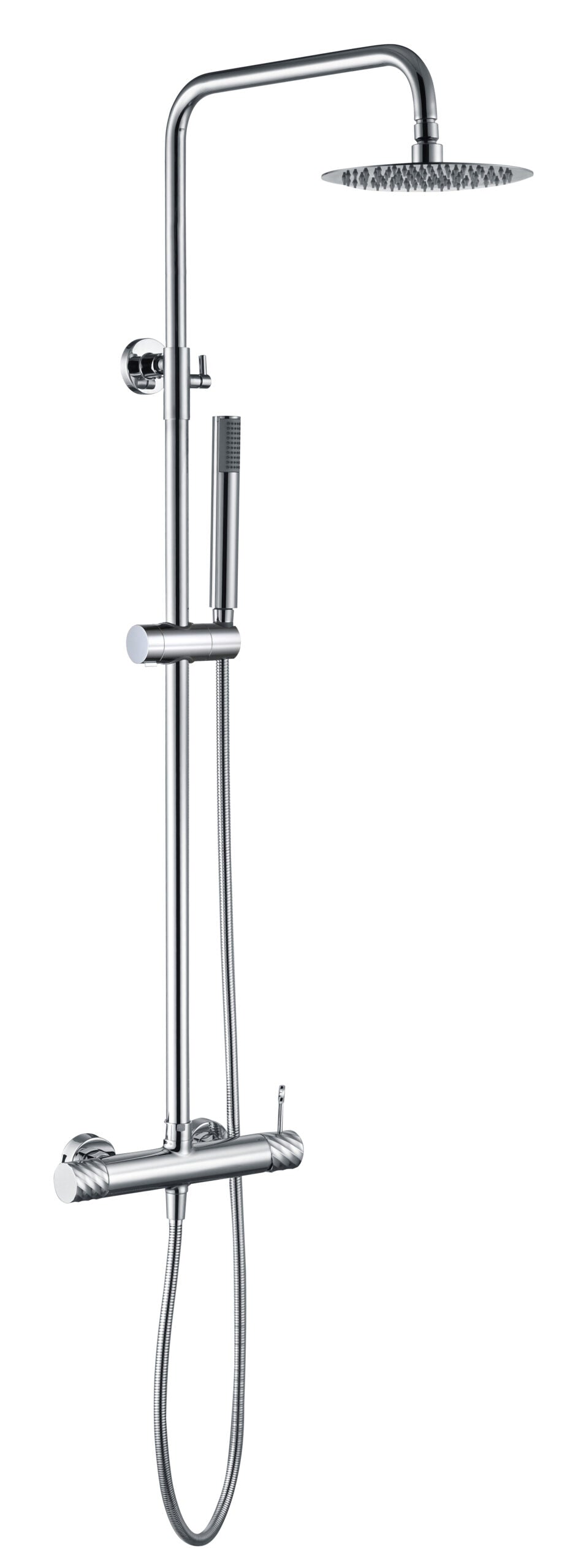 Bless Chrome Single Lever Shower Set, main product view