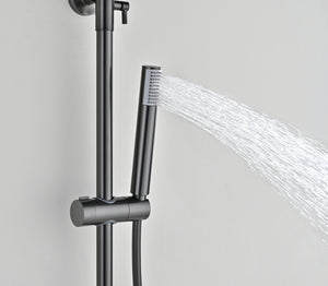 Bless Black Gun Metal Single Lever Shower Set, view 5