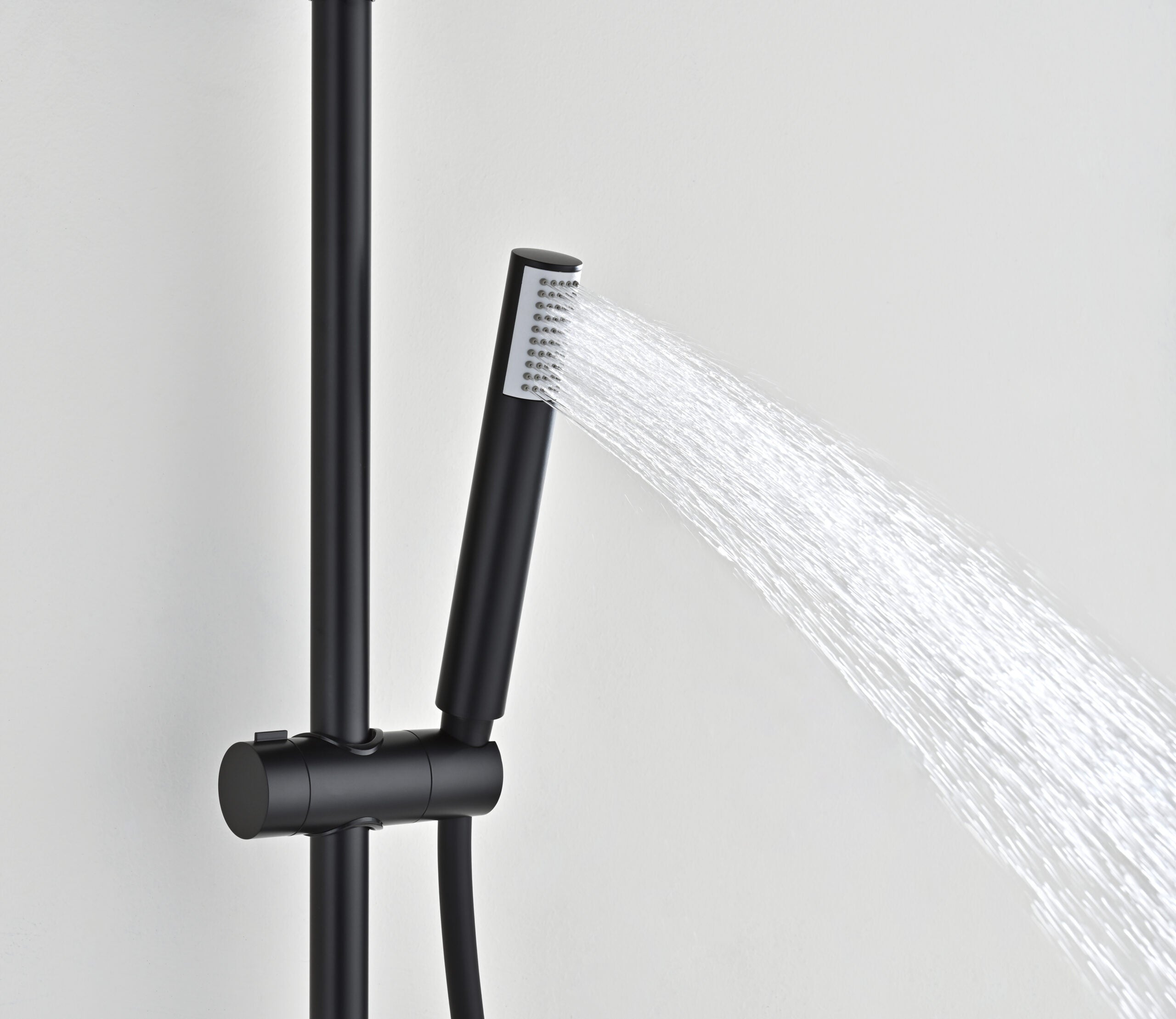 Bless Matte Black Single Lever Shower Set, view 5