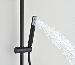 Bless Matte Black Single Lever Shower Set, view 5