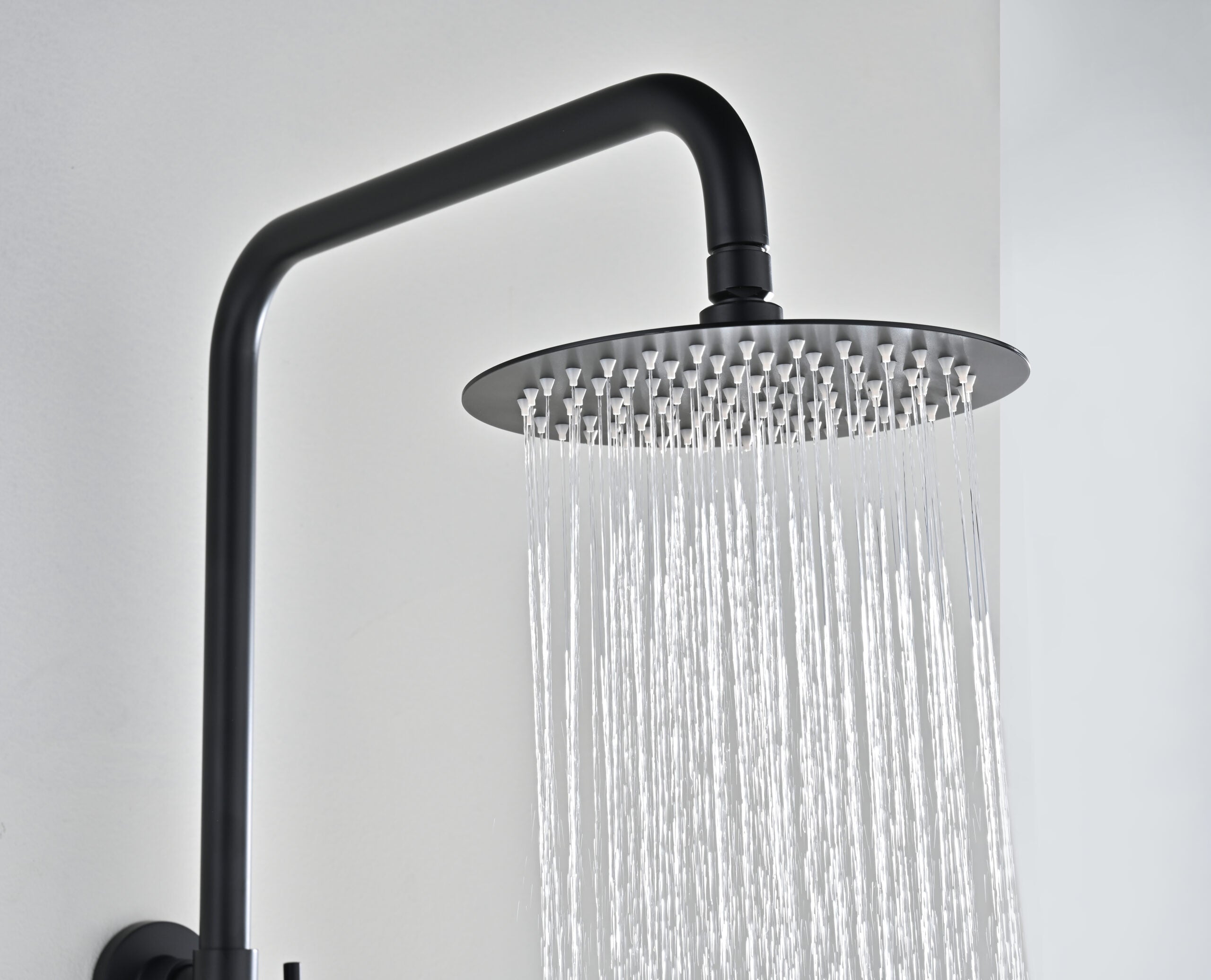 Bless Matte Black Single Lever Shower Set, view 4