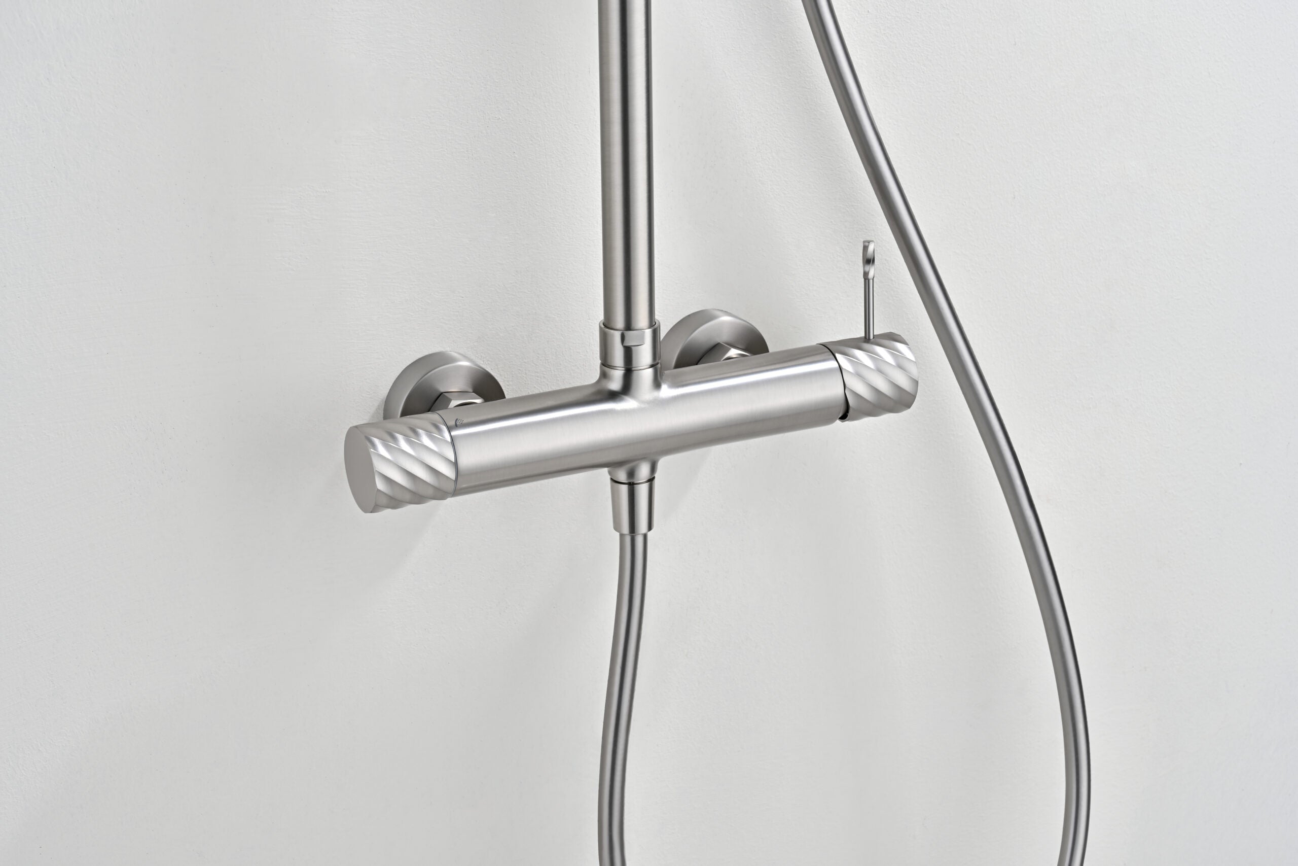 Bless Brushed Nickel Single Lever Shower Set, view 3