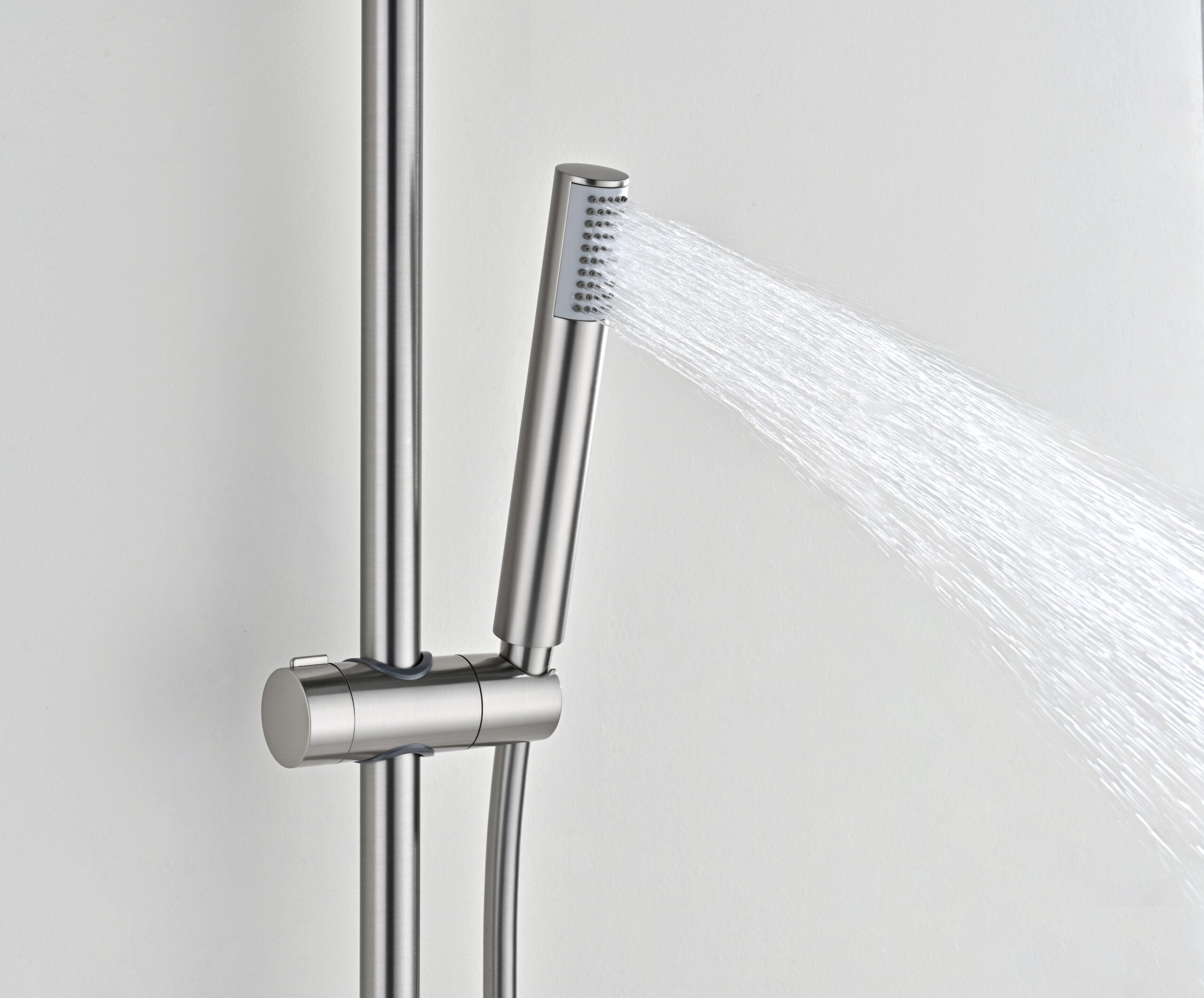 Bless Brushed Nickel Single Lever Shower Set, view 5