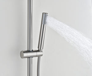 Bless Brushed Nickel Single Lever Shower Set, view 5