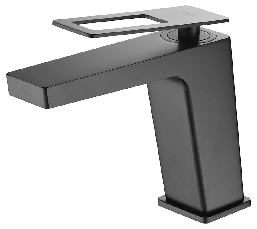 Valencia Matte Black Basin Mixer Sweden Series, view 5