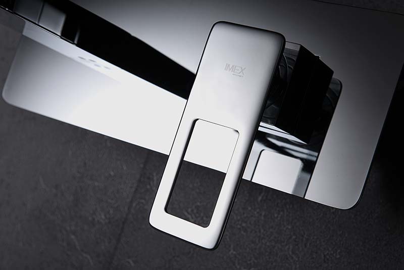 Chrome Single Lever Sink Mixer Modern Design, view 5