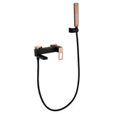 Grifo De Baño/Ducha Suecia Negro Oro Rosa