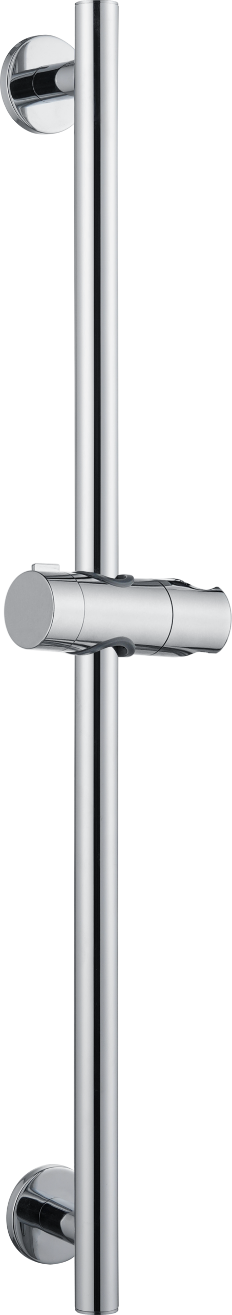 Adur Chrome Sliding Shower Rail with Hand Shower Holder, main product view