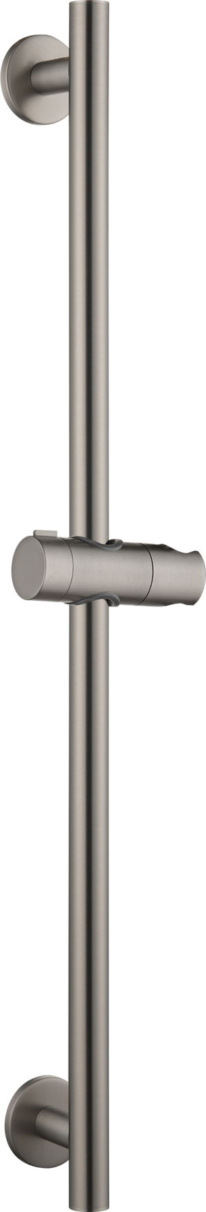 Adur Brushed Nickel Sliding Shower Rail with Hand Shower Holder, main product view