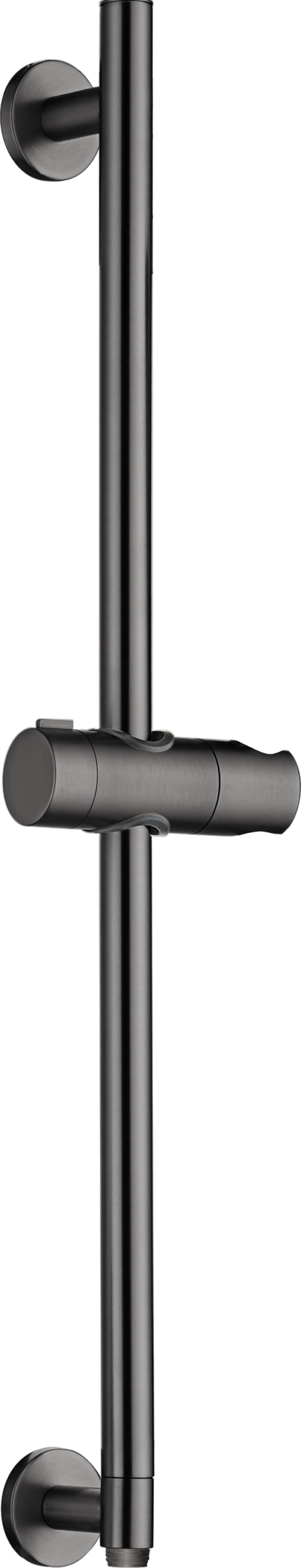 Adur Black Gun Metal Sliding Shower Rail with Water Outlet, main product view