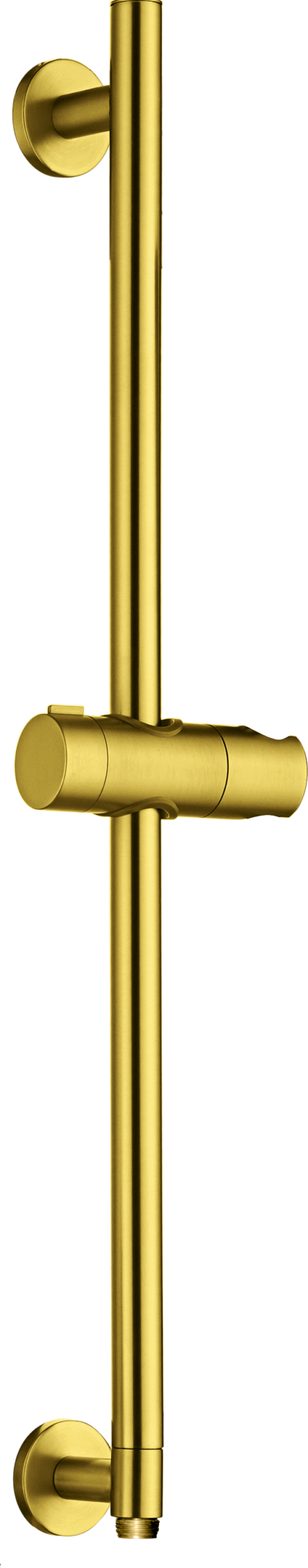 Adur Brushed Gold Sliding Shower Rail with Water Outlet, main product view
