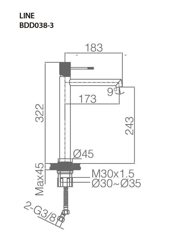 Chrome Single Handle Shower Set Modern Minimalist Design, view 8