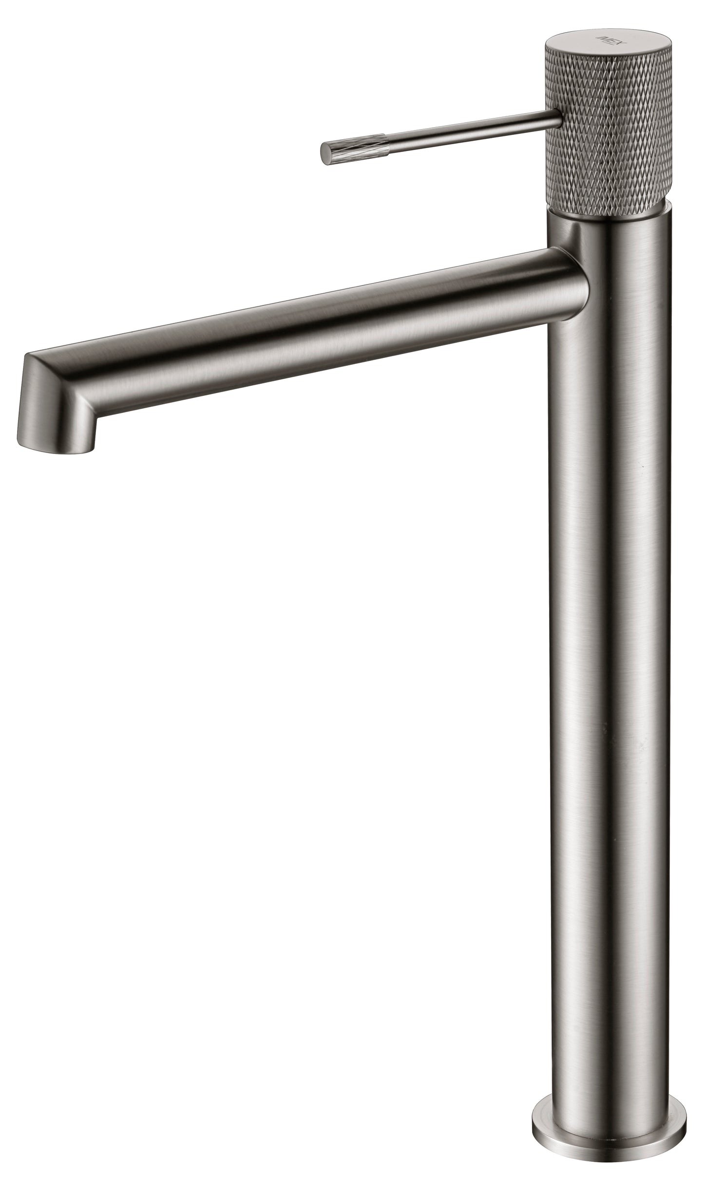 Monomando Lavabo Línea Alto Níquel Cepillado